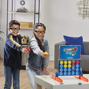 Hasbro Connect 4 Blast Nerf Edition Fast-Paced Game