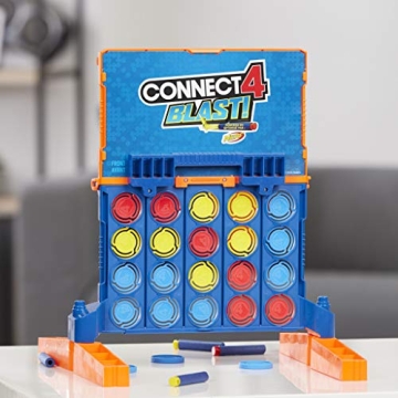 Hasbro Connect 4 Blast Nerf Edition Fast-Paced Game