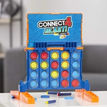 Hasbro Connect 4 Blast Nerf Edition Fast-Paced Game