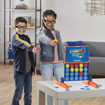 Hasbro Connect 4 Blast Nerf Edition Fast-Paced Game
