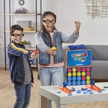 Hasbro Connect 4 Blast Nerf Edition Fast-Paced Game