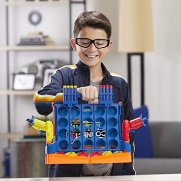 Hasbro Connect 4 Blast Nerf Edition Fast-Paced Game