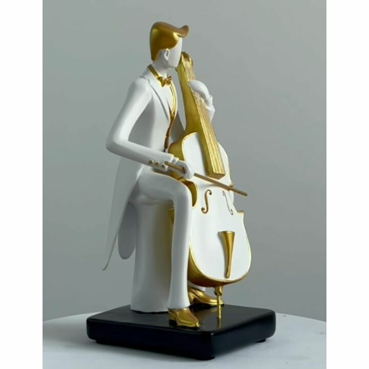 HAUCOZE Musician Figurine Statue - 8.5" Gift