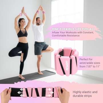 Adjustable Wrist Ankle Weights Set for Enhanced Workout