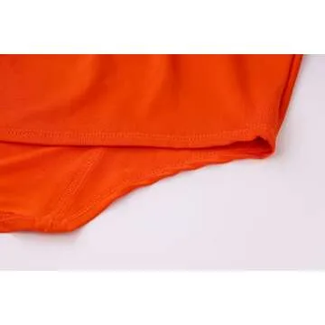 Meladyan Women Sexy Long Sleeve Mesh Crop Top Open Front Cover Up Spaghetti Strap Slim Fit Corset Cami 2 Pieces Clubwear Orange