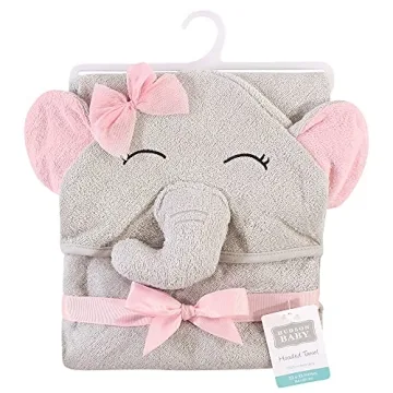 Hudson Baby Cute Hooded Towel for Infants and Toddlers