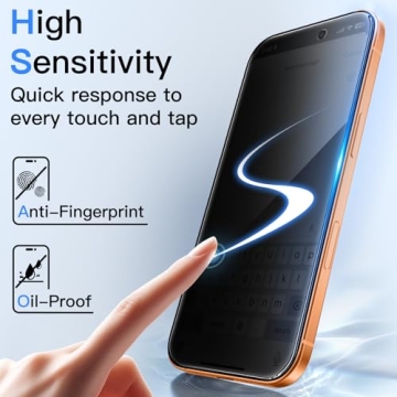 JETech Privacy Protector for iPhone 17 Pro Max 6.9-Inch