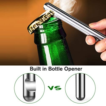 Fronnor Gifts for Men Beer Chiller Sticks for Bottles Cool Unique Gift for any Beer Lover Stainless Steel Beverage Cooler,Christmas,Thanksgiving,Fathers' Day,Valentine's Day Gifts