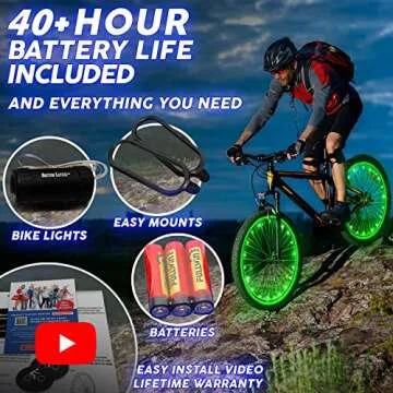 Activ Life LED Bike Wheel Lights for Ultimate Safety & Style