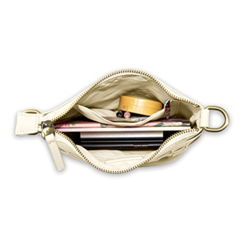 Joy Susan Maci Vegan Leather Crossbody Bag White Stylish