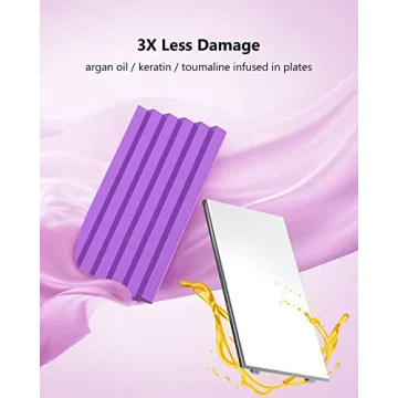 Terviiix Hair Crimper with 4 Interchangeable Plates