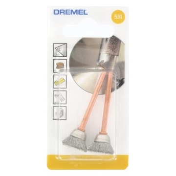 Dremel 531-02 Stainless Steel Brushes - Perfect for Cleaning