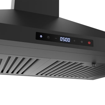 COSMO 30" Ducted Wall Mount Range Hood - Matte Black