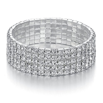Sparkling Rhinestone Stretch Bracelet for Every Occasion