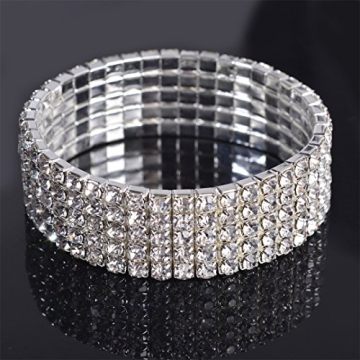 Sparkling Rhinestone Stretch Bracelet for Every Occasion