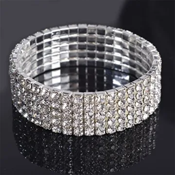 Sparkling Rhinestone Stretch Bracelet for Every Occasion