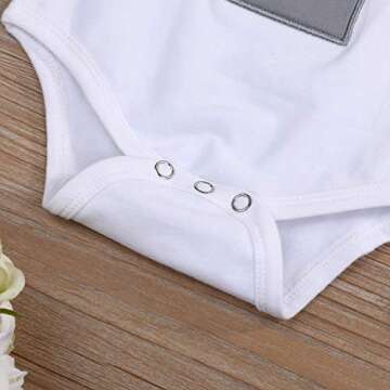 GRNSHTS Baby Boy Funny First Birthday Clothes Infant Boy Bow Tie Romper Bodysuit Cake Smash Outfits (A Gray, 9-12 Months)