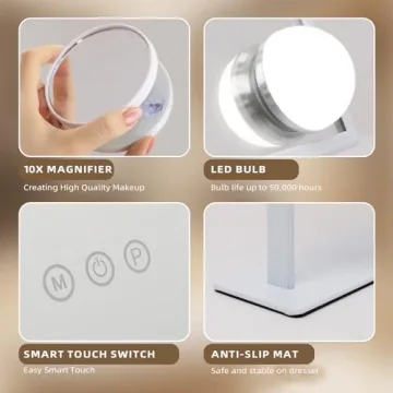 Hansong LED Vanity Mirror for Flawless Makeup Application