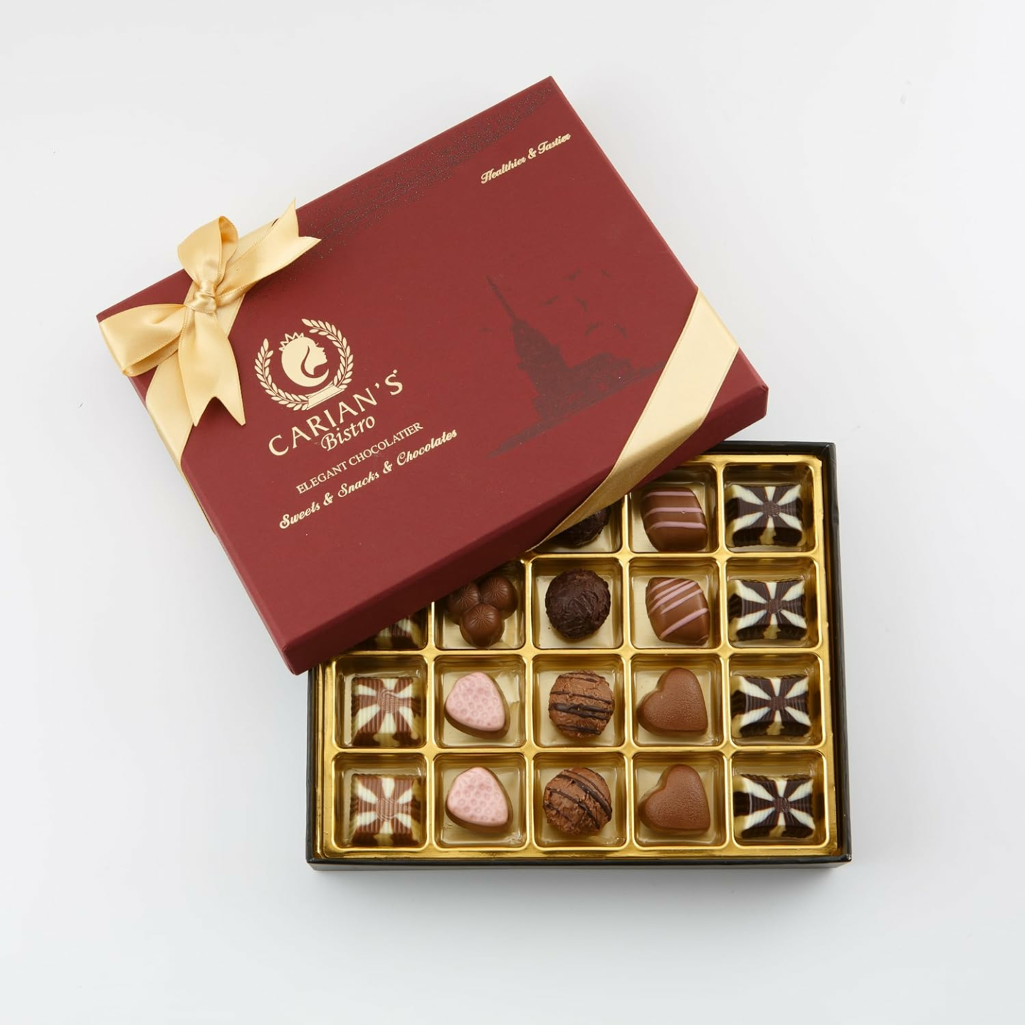 CARIANS Luxury Chocolate Gift Box - 20 Premium Pieces