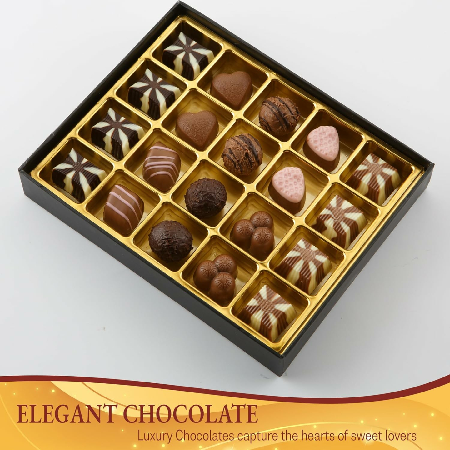 CARIANS Luxury Chocolate Gift Box - 20 Premium Pieces