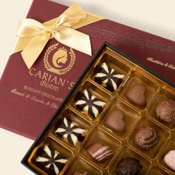 CARIANS Luxury Chocolate Gift Box - 20 Premium Pieces