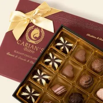 CARIANS Luxury Chocolate Gift Box - 20 Premium Pieces