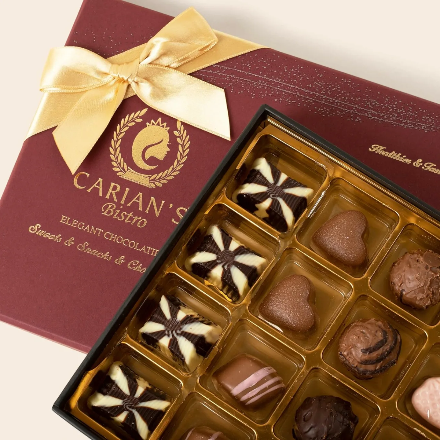 CARIANS Luxury Chocolate Gift Box - 20 Premium Pieces
