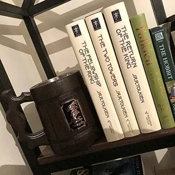 WildMugs Lord Rings Green Dragon Beer Mug - Unique Tankard