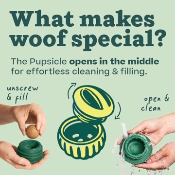 WOOF Pupsicle - Interactive Dog Toy for Large Dogs