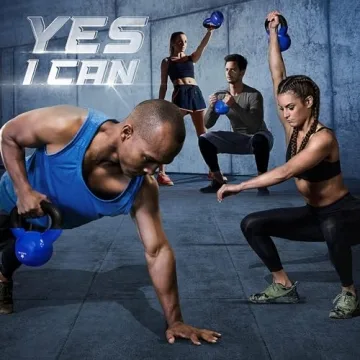 Yes4All 20 lb Kettlebell - Durable Vinyl Coated Cast Iron Weight