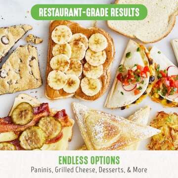 GreenLife Pro Electric Panini Press - Healthy Ceramic Nonstick Sandwich Maker