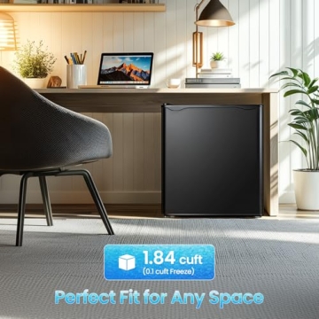 Anypro 1.84 Cu.Ft Fridge with Freezer - Perfect Storage for Dorms and Offices