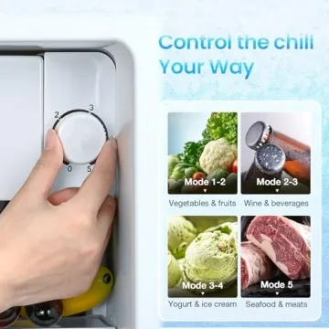 Anypro 1.84 Cu.Ft Fridge with Freezer - Versatile & Quiet