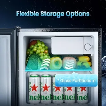 Anypro 1.84 Cu.Ft Fridge with Freezer - Versatile & Quiet