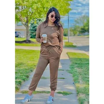 PRETTYGARDEN Women’s Cozy 2 Piece Lounge Set for Comfort