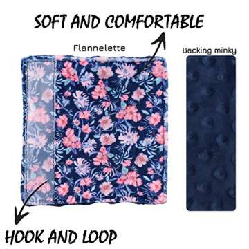 Baby Car Seat Belt Covers, Floral Stroller Seat Strap Covers, Car Seat Straps Shoulder Pads for Girl...