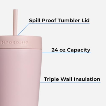 HydroJug Stainless Steel Shaker Cup - Versatile & Insulated