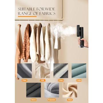 Portable Handheld Clothes Steamer with 15s Heat Up