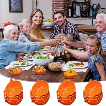 Norme 16-Pc Pumpkin Bowls for Thanksgiving Parties