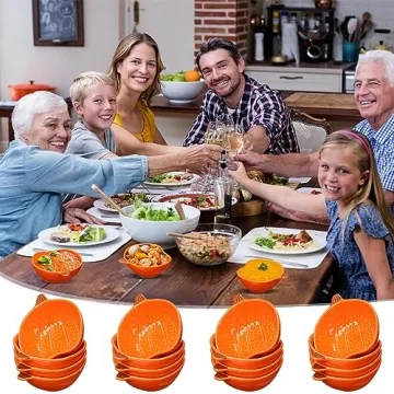 Norme 16-Pc Pumpkin Bowls for Thanksgiving Parties