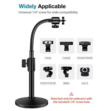 InnoGear Webcam Stand for Logitech & GoPro Cameras