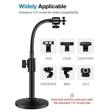 InnoGear Webcam Stand for Logitech & GoPro Cameras