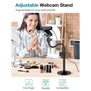 InnoGear Webcam Stand for Logitech & GoPro Cameras