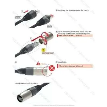 Genuine Neutrik NE8MX-B-1 Ethercon Connectors - 4-Pack