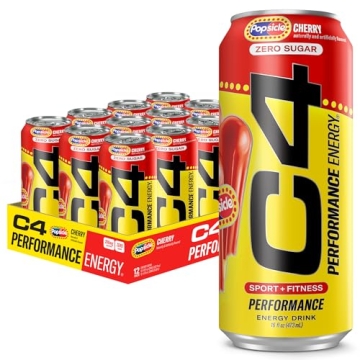 Cellucor C4 Energy Drink Cherry Popsicle - Sugar Free!