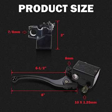 KanSmart Brake Master Cylinder for Honda Models - 7/8"