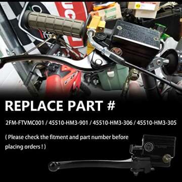 KanSmart Brake Master Cylinder for Honda Models - 7/8"