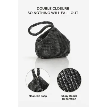 Beaded Clutch Evening Bag for 1920s Parties