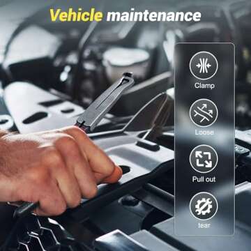 Electrical Disconnect Pliers, Electrical Connector Pliers for Cars(1*Straight&1 * 60°Bend), Fuel Line Pliers with Anti-Slip Grip, Fuel Line Disconnect Tool Set for Air Flow Sensors Fuel Injectors