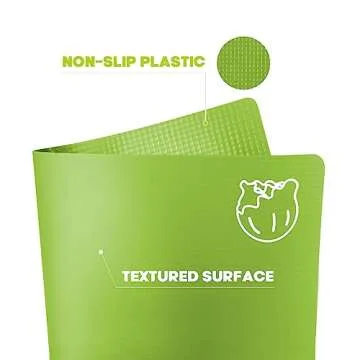 GoodLuck 5 Pieces Flexible Cutting Boards with Hanging Hole, BPA Free Plastic Cutting Boards for Kitchen, Non Slip Cutting Mat for Meat and Vegetables